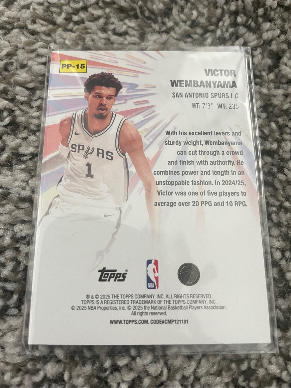 Topps Victor Wembanyama Lot 2 Basketball Cards Hottest Player - Picture 3 of 9
